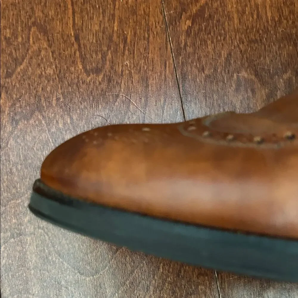 Cole Haan Brown Leather Wingtip Oxfords, Versatile, Work to Occasion, Size 11.5